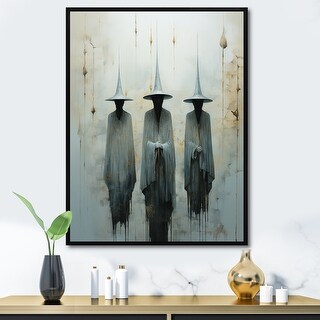 Designart "Minimalism Witches " Witches Framed Wall Decor - Bed Bath ...